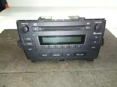 Peça sobressalente para automóvel em segunda mão sistema de áudio / rádio cd por toyota prius (nhw30) plug-in hybrid advance referências oem iam 8612047331