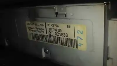 İkinci el araba yedek parçası ses sistemi / radyo cd için peugeot 307 (s1) xt oem iam referansları 7607769050  