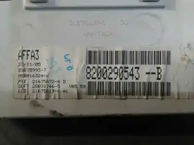 Peça sobressalente para automóvel em segunda mão monitor multimídia / gps por nissan almera (n16/e) elegance referências oem iam 8200290543b  
