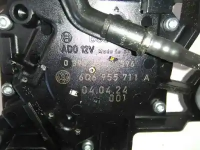 İkinci el araba yedek parçası arka silecek motoru için volkswagen polo (9n1) highline oem iam referansları 6q6955711a  