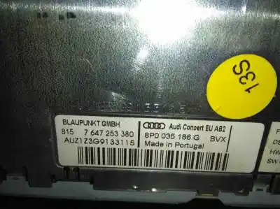 Tweedehands auto-onderdeel audiosysteem / radio-cd voor audi a3 (8p) 2.0 tdi oem iam-referenties 8p0035186g  