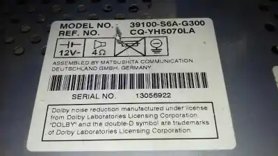 Piesă de schimb auto la mâna a doua sistem audio / cd radio casetofon pentru honda civic berlina 3 (ep1/2) 1.7 ctdi ls referințe oem iam cqyh5070la  