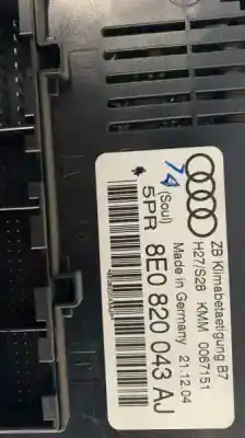 Автозапчасти б/у климат-контроль за audi a4 berlina (8e) 2.0 tdi 16v (103kw) ссылки oem iam 8e0820043aj  