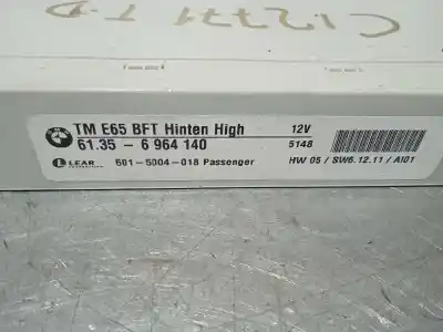 Tweedehands auto-onderdeel comfortmodule voor bmw serie 7 (e65/e66) 750i oem iam-referenties 61356964140  