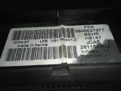 Автозапчасти б/у климат-контроль за peugeot 307 break/sw (s2) d-sign ссылки oem iam   