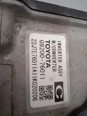 Peça sobressalente para automóvel em segunda mão inversor por lexus ct 200h referências oem iam g920076011  