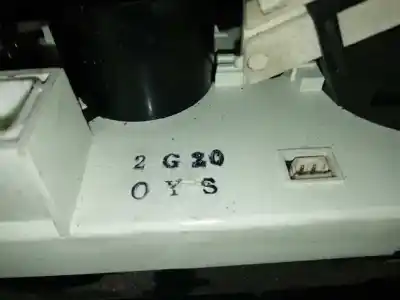 Peça sobressalente para automóvel em segunda mão comando de sofagem (chauffage / ar condicionado)  por daewoo kalos 1.4 se referências oem iam 2g20oys  