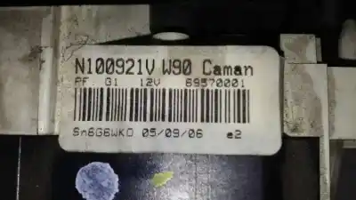 Peça sobressalente para automóvel em segunda mão comando de sofagem (chauffage / ar condicionado)  por dacia logan ambiance referências oem iam n100921v  n100921vw90