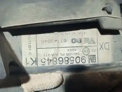 Gebrauchtes Autoersatzteil rechter scheinwerfer zum opel vectra b berlina 2.0 dti oem-iam-referenzen 90586845  