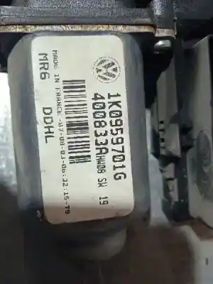 İkinci el araba yedek parçası ön sol cam motoru için volkswagen golf v berlina (1k1) highline oem iam referansları 1k0959793b  1k0959701g