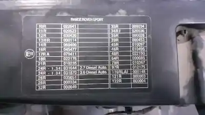 Автозапчастина б/у фронтальна панель для land rover range rover sport 2.7 td v6 cat посилання на oem iam   