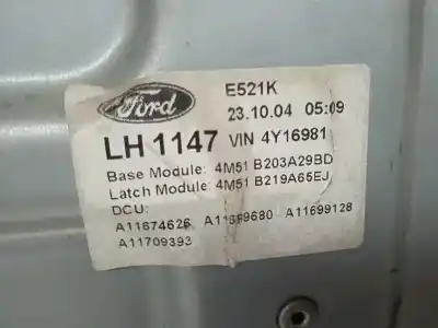 Автозапчасти б/у регулятор стекла переднего левого за ford focus berlina (cap) trend ссылки oem iam 4m51b045h17aa  