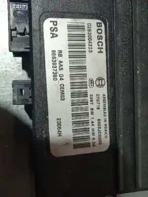 Автозапчасти б/у электронный модуль за citroen c4 picasso lx plus ссылки oem iam 9663937380  