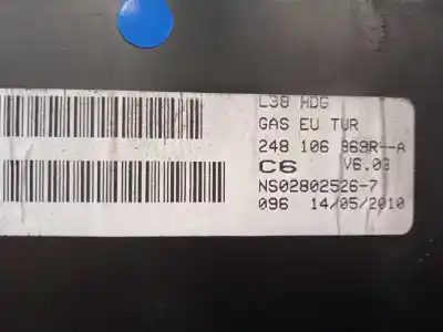 Peça sobressalente para automóvel em segunda mão quadrante por renault fluence dynamique referências oem iam   