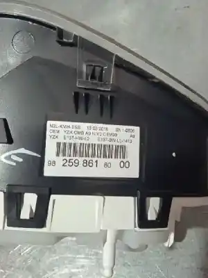 Gebrauchtes Autoersatzteil instrumententafel zum peugeot 2008 (--.2013->) access oem-iam-referenzen 9825986180 7 rpm 