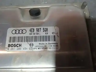 Автозапчасти б/у блок управления двигателем за audi a8 (4e2) 3.7 quattro ссылки oem iam 0261208494  4e0907560