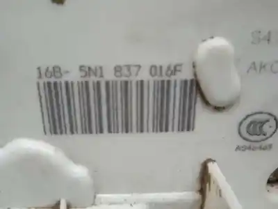 Piesă de schimb auto la mâna a doua încuietoare ușa din dreapta fațã pentru seat ibiza sc (6j1) 1.2 12v referințe oem iam 5n1837016f 6 pins 5n1837016f