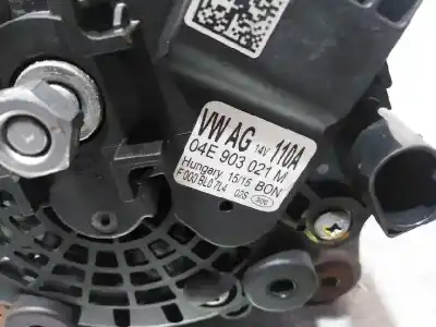 Автозапчастина б/у генератор для seat leon (5f1) 1.2 tsi посилання на oem iam 04e903021m 6 canales 110a