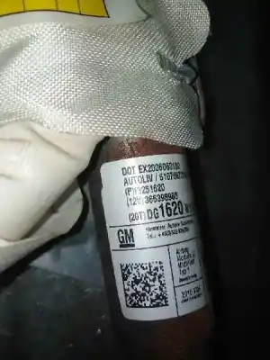 Peça sobressalente para automóvel em segunda mão airbag de cortina dianteiro direito por opel astra j lim. enjoy referências oem iam 13251620  