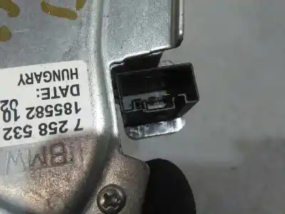 Second-hand car spare part rear windshield wiper motor for bmw serie 1 lim. (f21) 116d efficientdynamics edition oem iam references 7258532 3 pins 