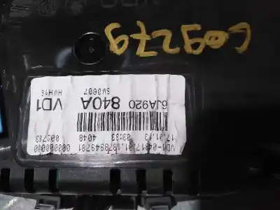 Recambio de automóvil de segunda mano de cuadro instrumentos para seat toledo (kg3) reference referencias oem iam 6ja920840a 6 rpm 