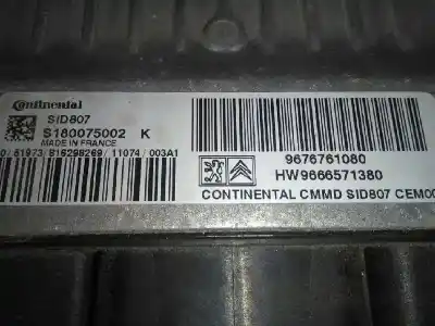 Gebrauchtes Autoersatzteil ecu-motorsteuergerät uce motorsteuergerät zum peugeot 308 i (4a_, 4c_) 1.6 hdi oem-iam-referenzen 9676761080 hw9666571380 9676761080