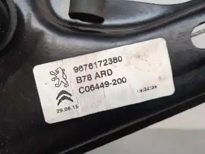 Автозапчасти б/у задний правый стеклорегулятор за citroen c4 picasso intensive ссылки oem iam 9676172380  