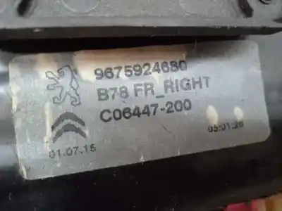 Автозапчастина б/у регулятор переднього правого скла для citroen c4 picasso intensive посилання на oem iam 9675924680  