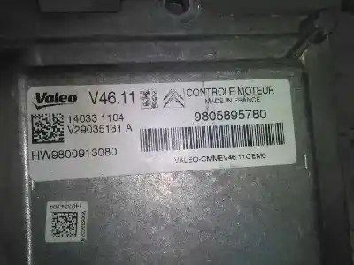Pièce détachée automobile d'occasion calculateur moteur ecu pour peugeot 208 active références oem iam 9805895780  9805895780