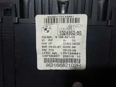 Автозапчастина б/у панель інструментів для bmw serie 1 berlina (e81/e87) 2.0 turbodiesel cat посилання на oem iam   