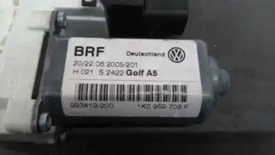İkinci el araba yedek parçası arka sol cam motoru için volkswagen golf v berlina (1k1) highline oem iam referansları 1k0959703f ficha 18 pins 993419200