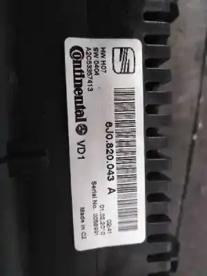 Автозапчасти б/у климат-контроль за seat ibiza (6j5) reference ссылки oem iam 6j0820043a  