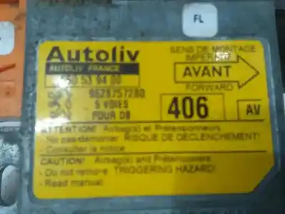 Tweedehands auto-onderdeel airbag besturingseenheid voor peugeot 406 berlina (s1/s2) sv oem iam-referenties   