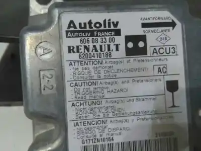 Автозапчастина б/у блок управління подушками безпеки для renault kangoo (f/kc0) authentique посилання на oem iam   