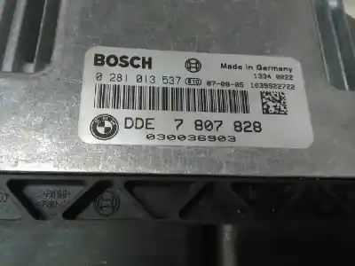 Second-hand car spare part ecu engine control for bmw serie 1 berlina (e81/e87) 118d oem iam references 7807828  0281013537