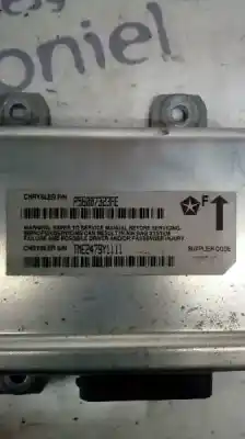 Автозапчастина б/у блок управління подушками безпеки для chrysler jeep cherokee (xj) 2.5 turbodiesel посилання на oem iam   