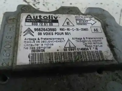 Tweedehands auto-onderdeel airbag besturingseenheid voor citroen c4 berlina collection oem iam-referenties 9662643980  