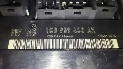 İkinci el araba yedek parçası konfor modülü için volkswagen golf v berlina (1k1) conceptline (e) oem iam referansları 1k0959433ak  