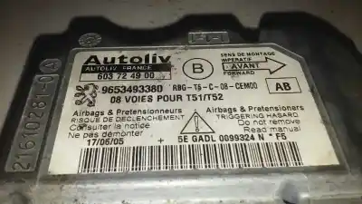 Pièce détachée automobile d'occasion boitier de commande d'airbag pour peugeot 307 break / sw (s1) break xs références oem iam 9653493380  