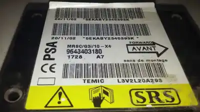 Piesă de schimb auto la mâna a doua unitate de control airbag pentru citroen c5 berlina 2.2 hdi vivace referințe oem iam 9643403180  
