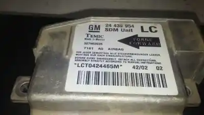 Pezzo di ricambio per auto di seconda mano centralina airbag per opel corsa c club riferimenti oem iam 24439954lc  