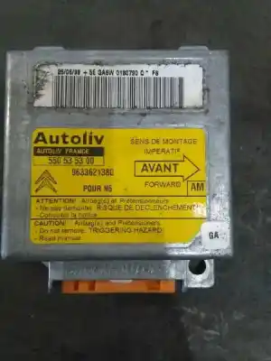 Tweedehands auto-onderdeel Airbag Besturingseenheid voor CITROEN XSARA BERLINA 1.9 Diesel OEM IAM-referenties 9633621380  