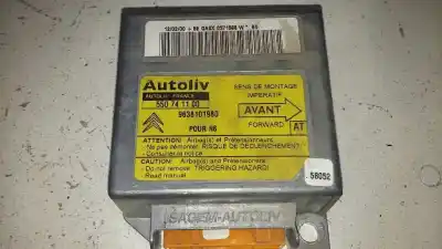 Tweedehands auto-onderdeel Airbag Besturingseenheid voor CITROEN XSARA BERLINA 1.9TD Attraction OEM IAM-referenties 9638101980  
