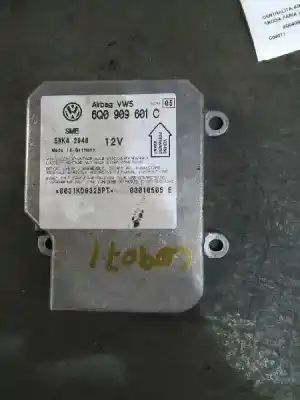 Second-hand car spare part Airbag Control Unit for SKODA FABIA (6Y2/6Y3) Attractive OEM IAM references 6Q0909601C  