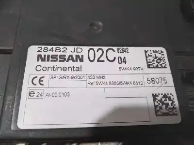 Автозапчасти б/у электронный модуль за nissan qashqai (j10) acenta ссылки oem iam 284b2jd02c  5wk48883
