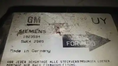 Gebrauchtes Autoersatzteil steuergerät airbag zum opel astra g berlina club oem-iam-referenzen 1923594  