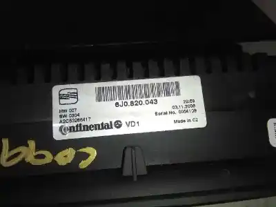 Second-hand car spare part climate control for seat ibiza sc (6j1) stylance / style oem iam references 6j0820043  