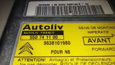 Tweedehands auto-onderdeel airbag besturingseenheid voor citroen xsara berlina 1.6 lx oem iam-referenties 9638101980  