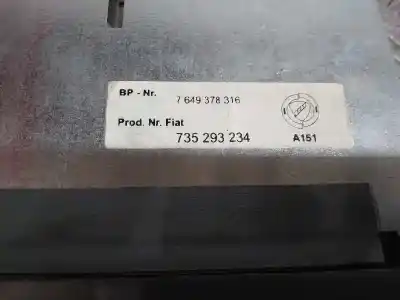 Gebrauchtes Autoersatzteil audiosystem / radio-cd zum alfa romeo 147 (190) 1.6 16v cat oem-iam-referenzen 735293234  