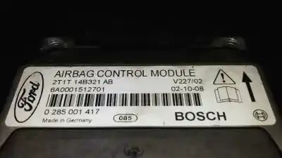 Pezzo di ricambio per auto di seconda mano centralina airbag per ford transit connect (tc7) * riferimenti oem iam 2t1t14b321ab  